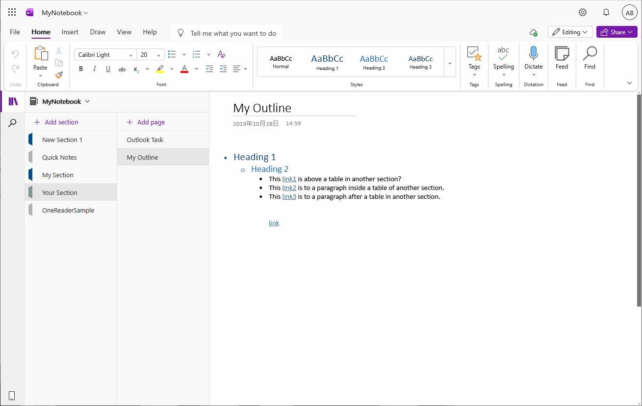 查看导入的笔记本